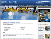 Tablet Screenshot of chrishillsethenterprises.com